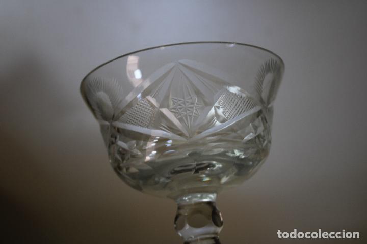 Antig&uuml;edades: copa cristal bohemia - Foto 4