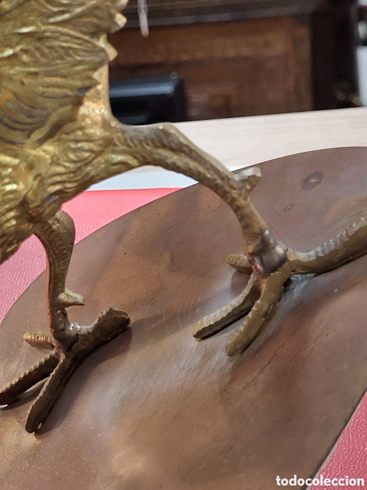 Antig&uuml;edades: P&Aacute;JAROS DE BRONCE 50x22CM - Foto 28