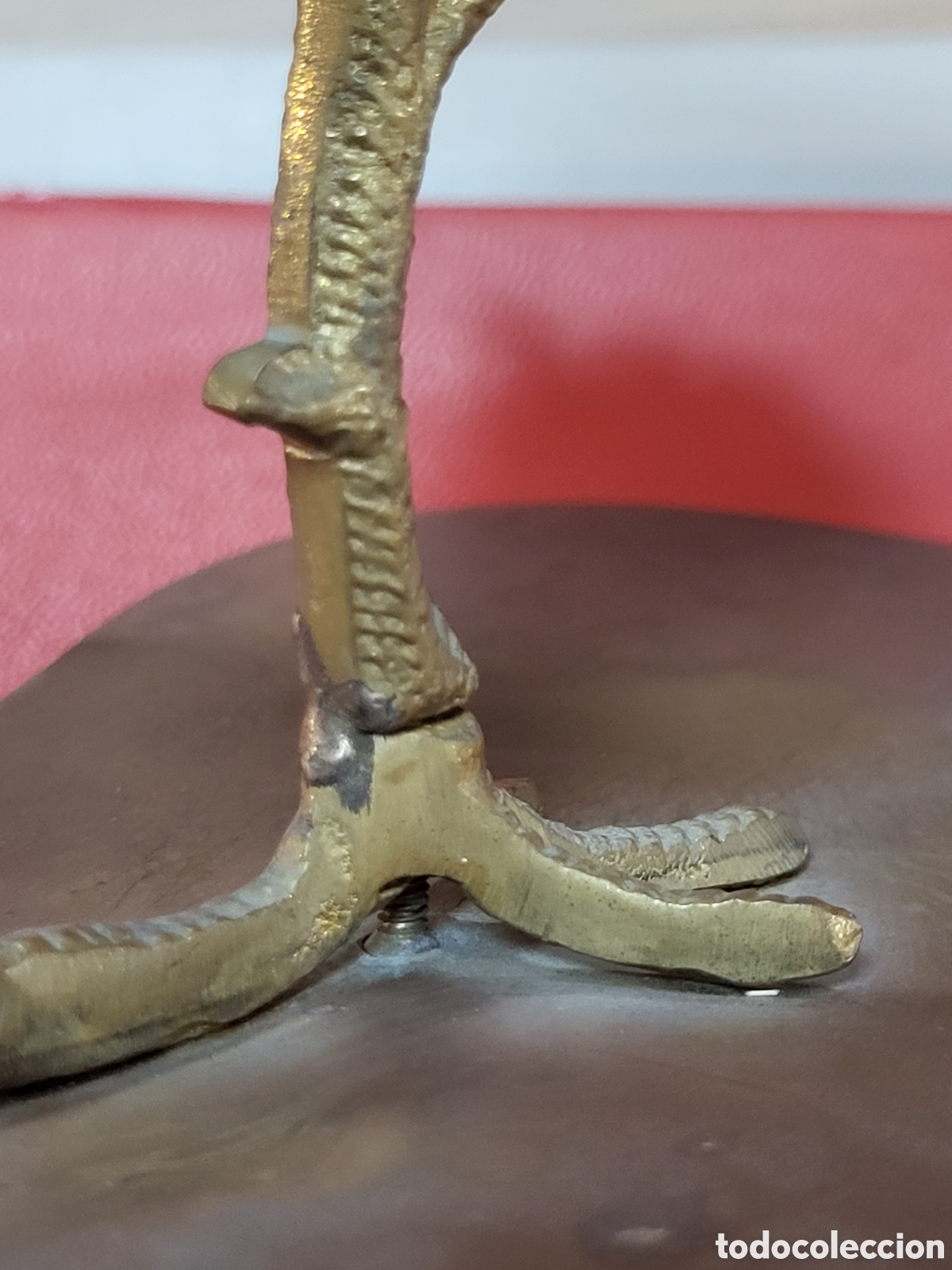 Antig&uuml;edades: P&Aacute;JAROS DE BRONCE 50x22CM - Foto 29