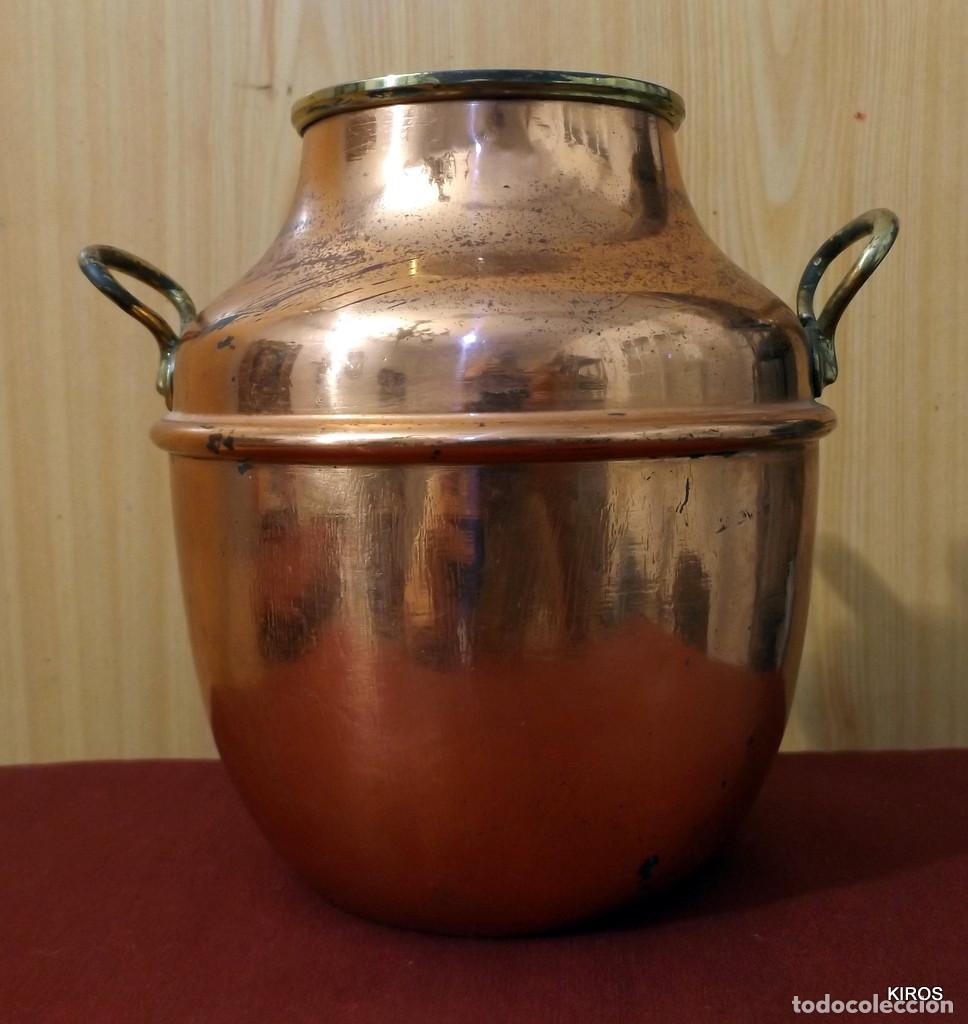 Antig&uuml;edades: RECIPIENTE COBRE FRANCIA - Foto 1
