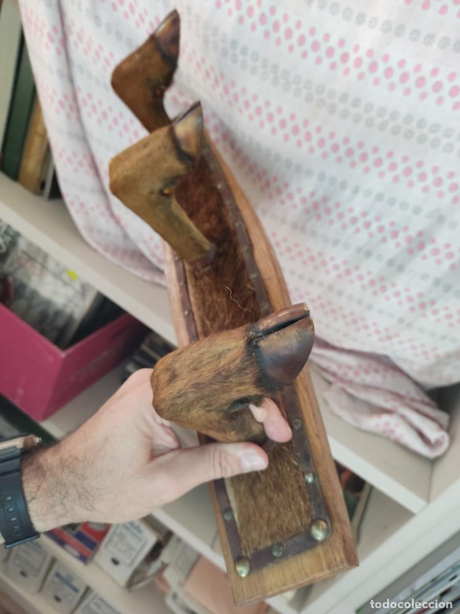 Antig&uuml;edades: PERCHERO DE PATAS DE CORZO - Foto 2