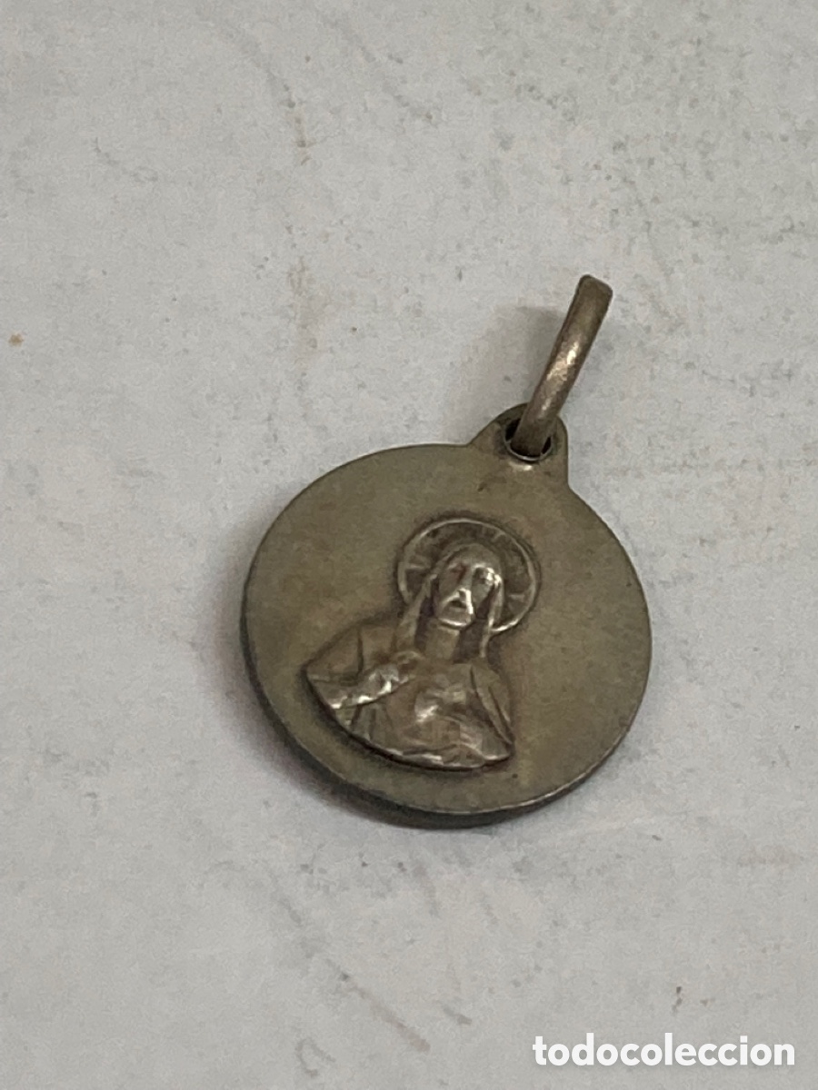 Antig&uuml;edades: Medalla de plata religiosa - Foto 1