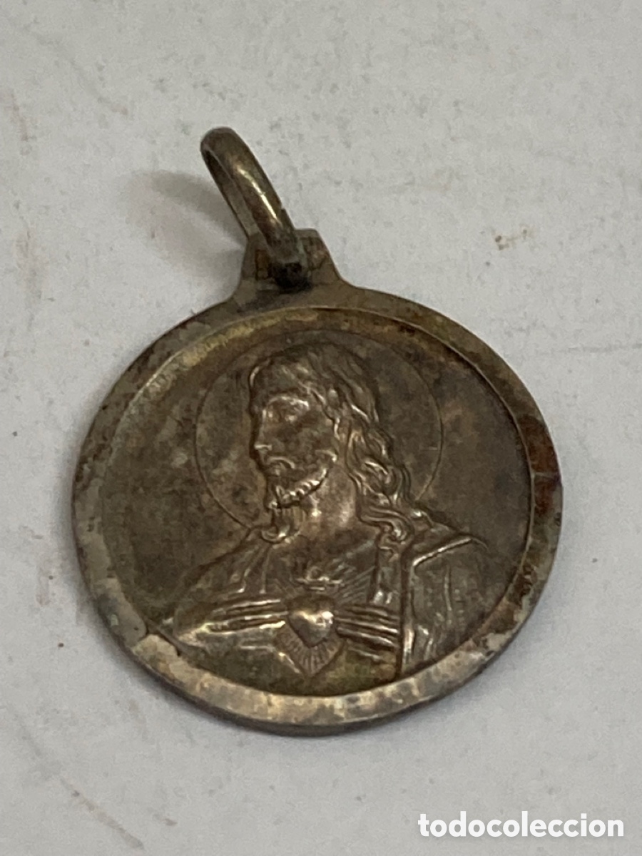 Antig&uuml;edades: Medalla de plata religiosa - Foto 1