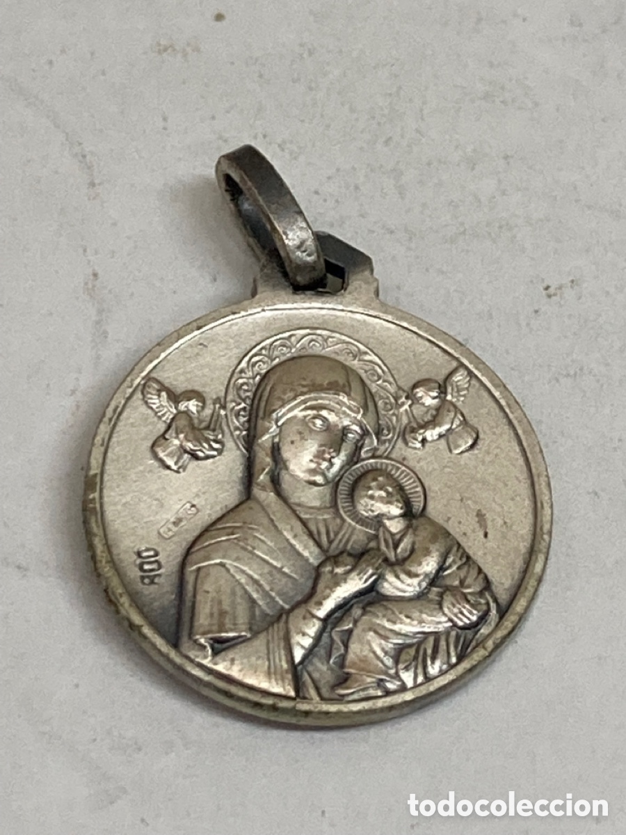 Antig&uuml;edades: Medalla de plata religiosa - Foto 2