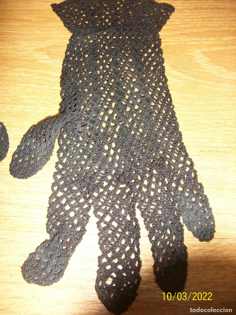 Antig&uuml;edades: ANTIGUOS GUANTES DE HILO - Foto 3