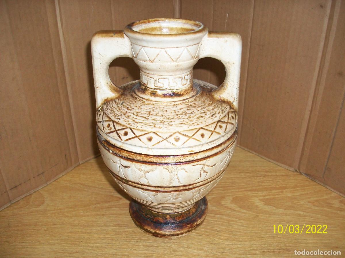 Antig&uuml;edades: ANTIGUO JARRON DE CERAMICA - Foto 2
