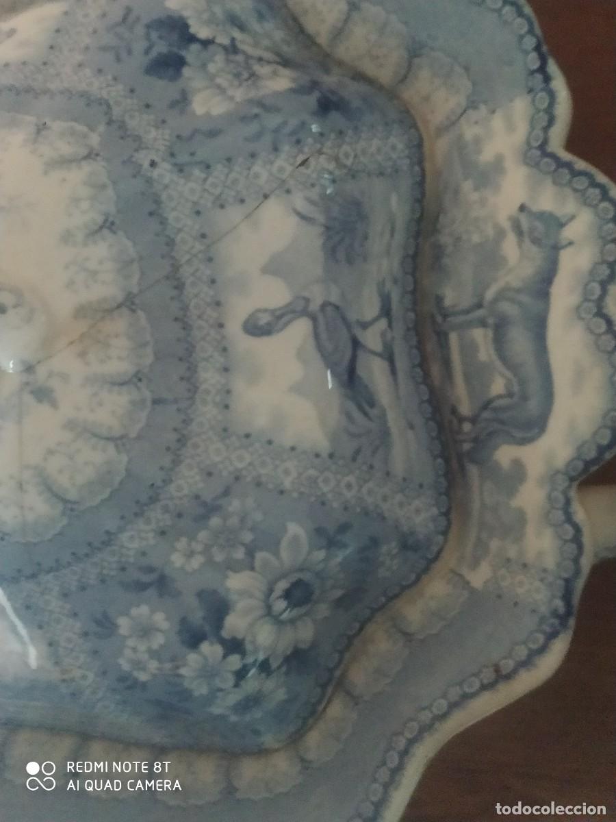 Antig&uuml;edades: ARCTIC SCENNERY Tureen. C1840 - Foto 5
