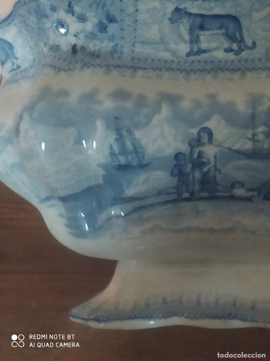Antig&uuml;edades: ARCTIC SCENNERY Tureen. C1840 - Foto 9