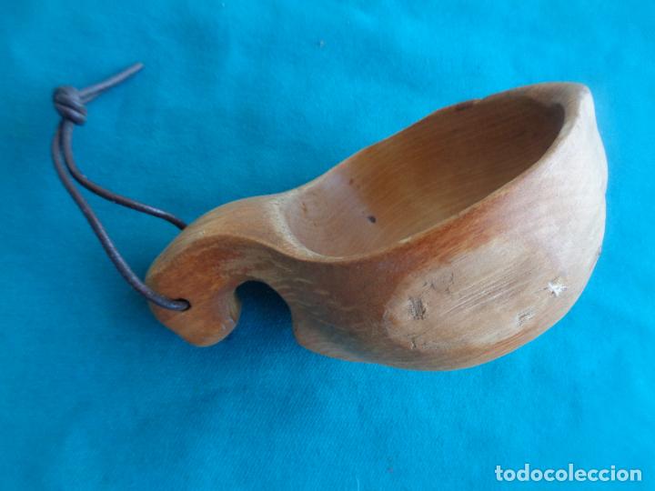 Antig&uuml;edades: CAZO ESCUDILLA DE MADERA - Foto 3
