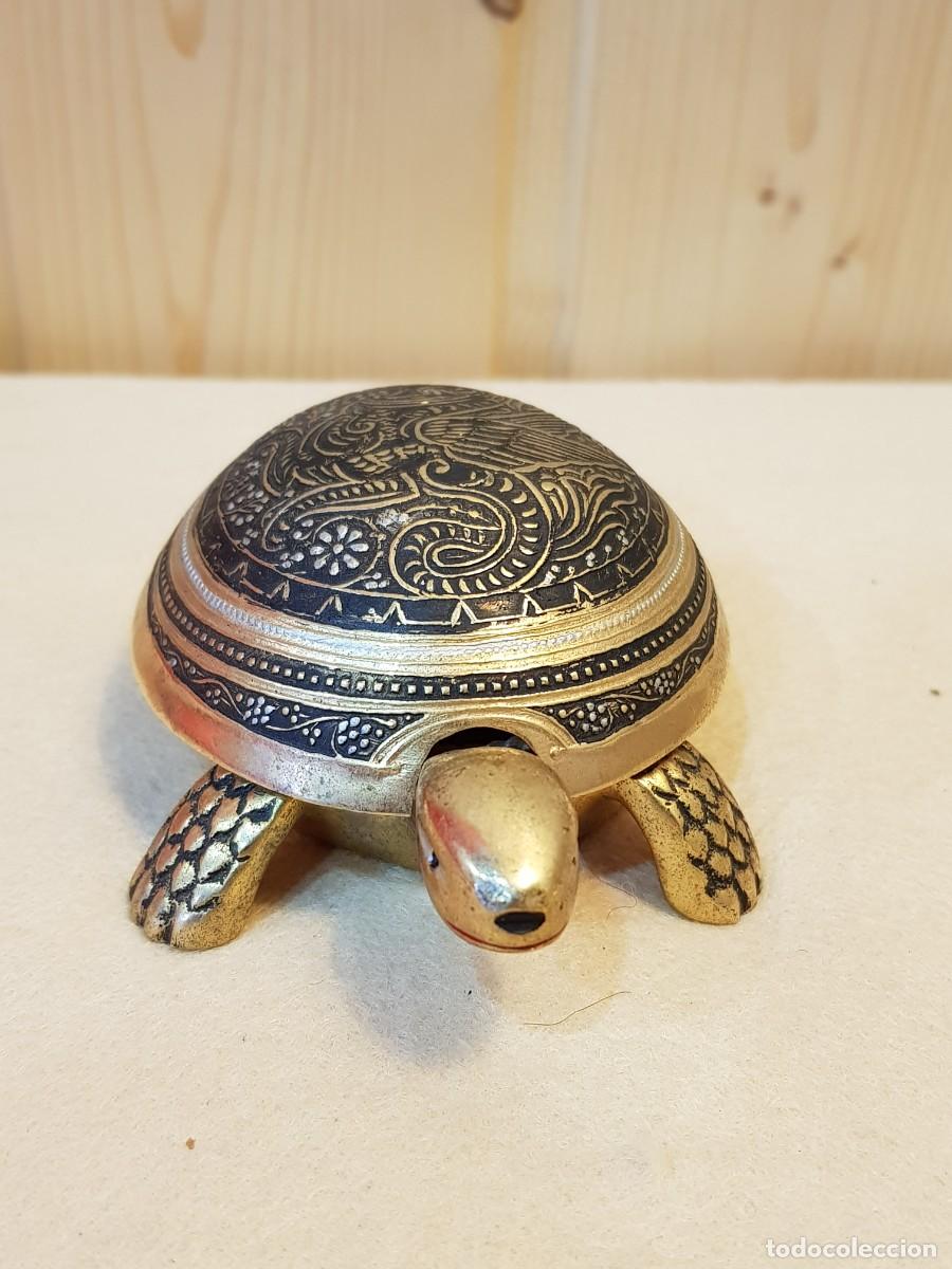Antig&uuml;edades: -TORTUGA BRONCE JOYERO - Foto 1