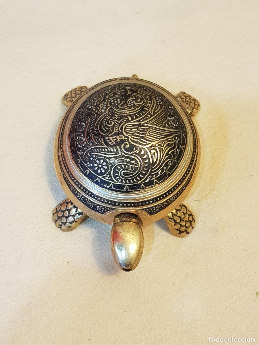 Antig&uuml;edades: -TORTUGA BRONCE JOYERO - Foto 3