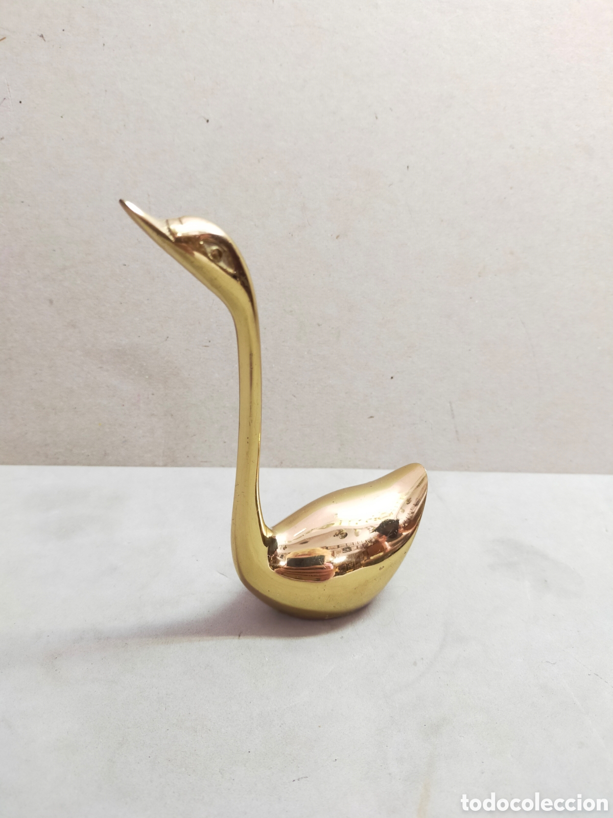 Antiques: ESCULTURA DE CISNE EN BRONCE. 14,5 CM.
