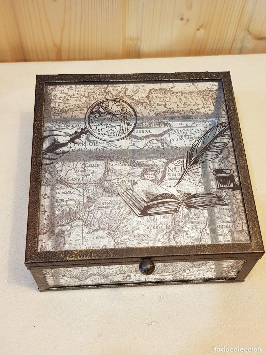 Antig&uuml;edades: - JOYERO CRISTAL BISELADO - Foto 1