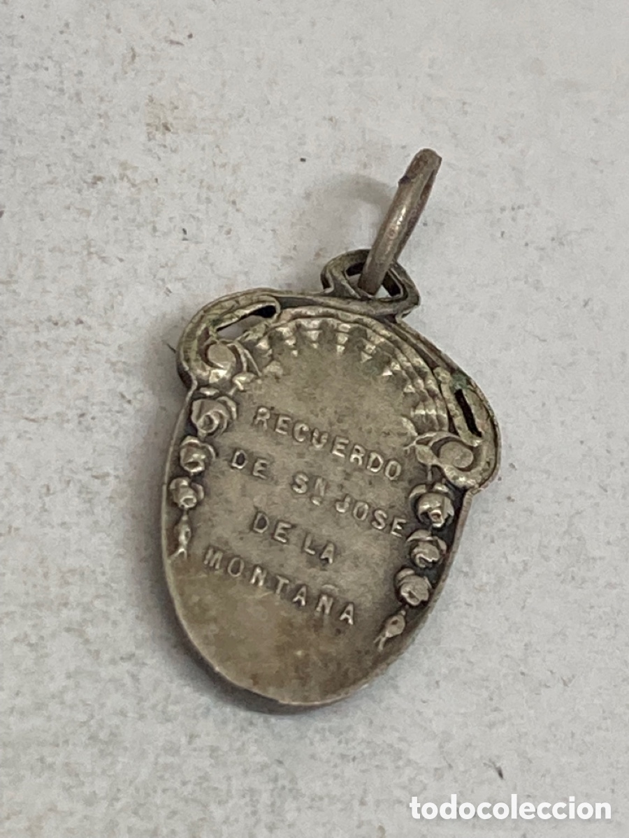 Antig&uuml;edades: Medalla religiosa de metal - Foto 2