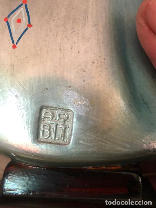Antig&uuml;edades: BUSTO DE VIRGEN EN ESTUCO, SELLO EN PARTE TRASERA - Foto 4