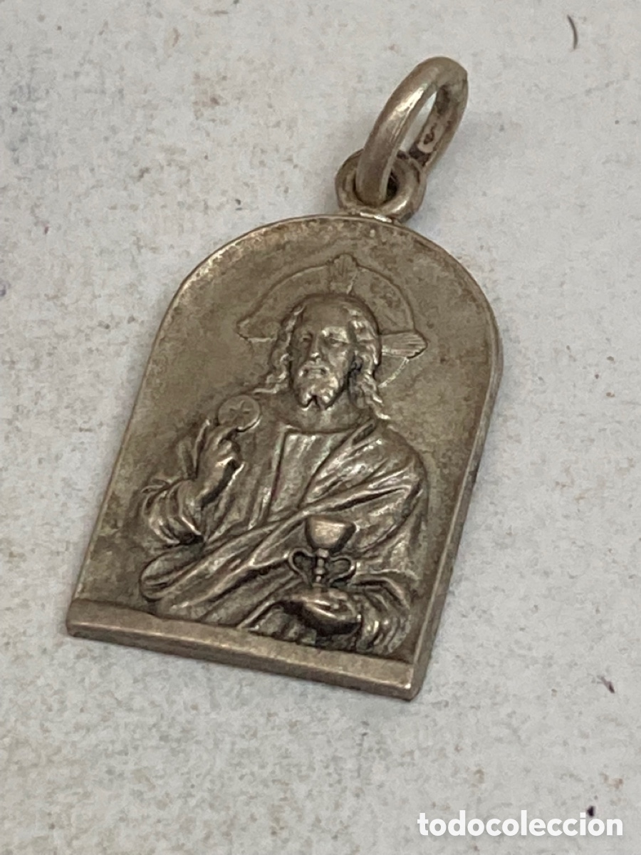 Antig&uuml;edades: Medalla religiosa met&aacute;lica - Foto 1