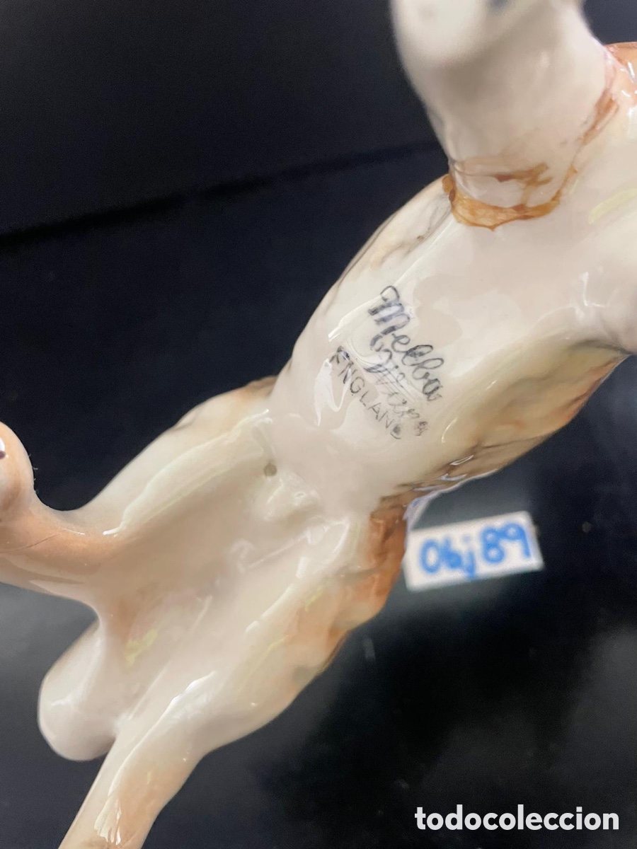 Antig&uuml;edades: Perro de porcelana - Foto 3