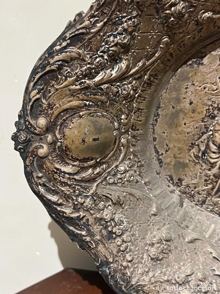 Antig&uuml;edades: Preciosa bandeja antigua - Foto 5