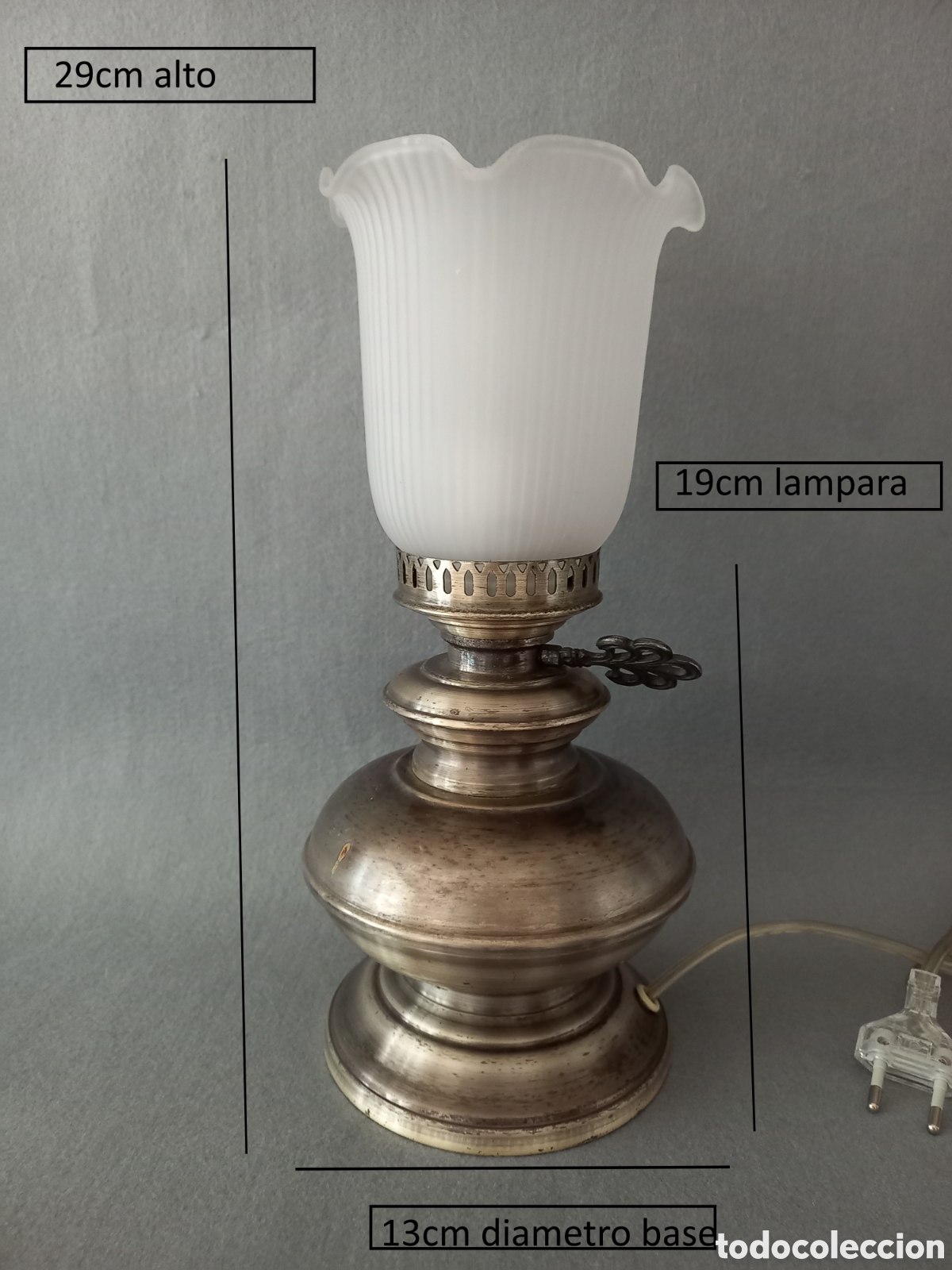 Antig&uuml;edades: Lampara estilo quinque - Foto 2