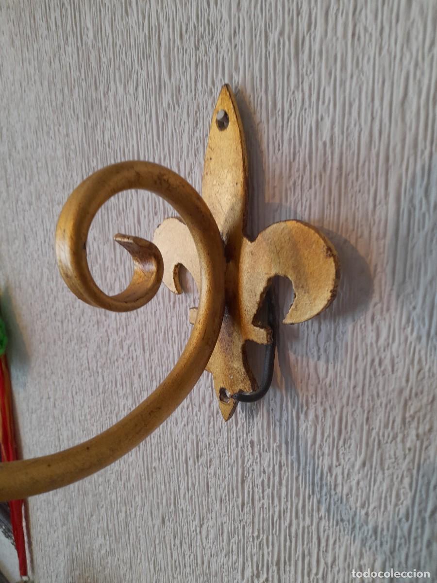 Antig&uuml;edades: Antorcha de hierro dorado instalada - Foto 5