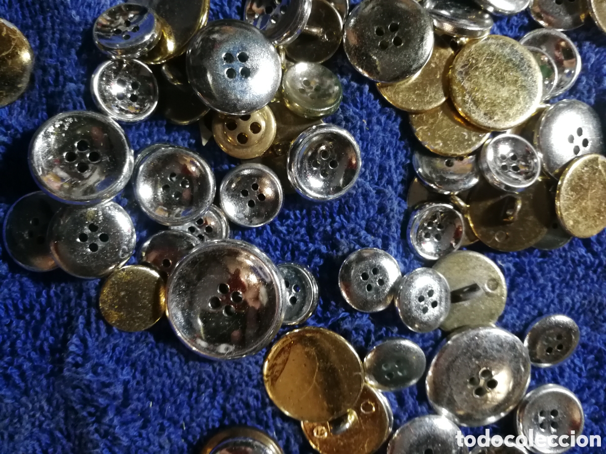Antig&uuml;edades: Lote botones antiguos sin usar - Foto 3