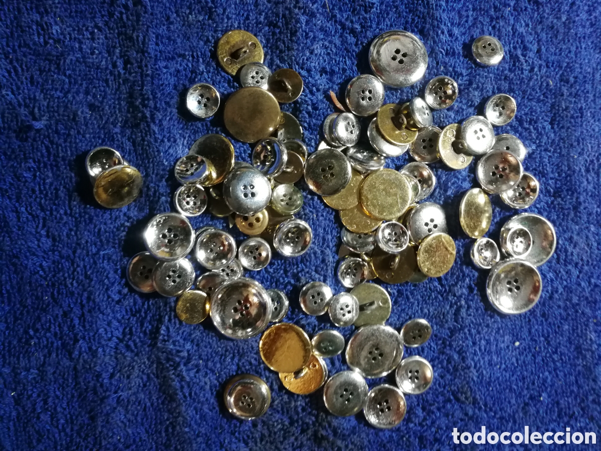 Antig&uuml;edades: Lote botones antiguos sin usar - Foto 1