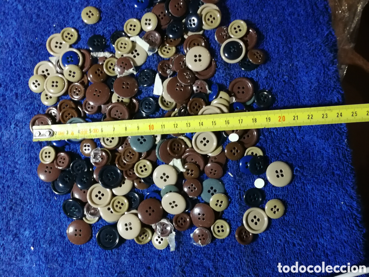 Antig&uuml;edades: Lote botones antiguos sin usar - Foto 2