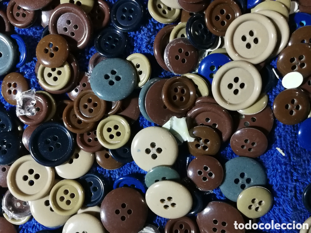 Antig&uuml;edades: Lote botones antiguos sin usar - Foto 3