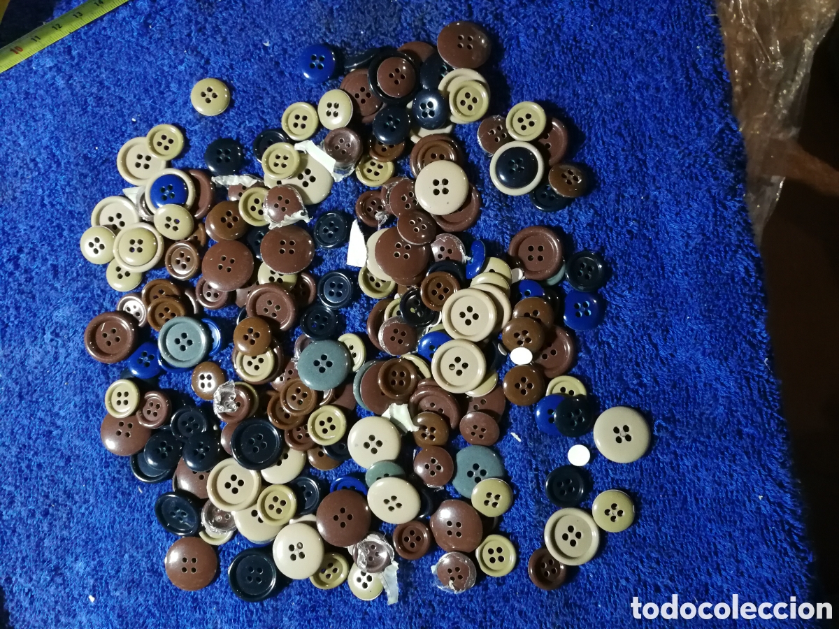 Antig&uuml;edades: Lote botones antiguos sin usar - Foto 1