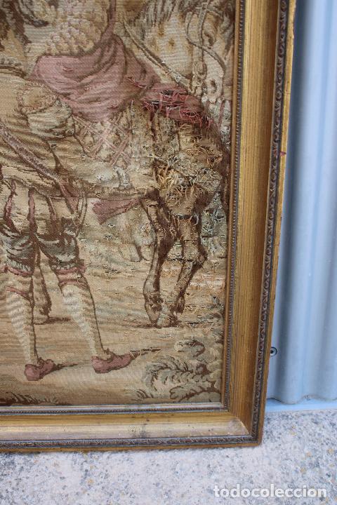 Antig&uuml;edades: tapiz escena de caza - Foto 7