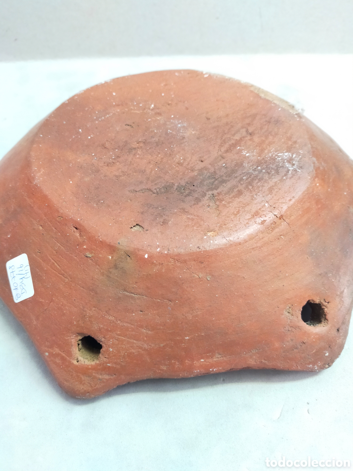 Antig&uuml;edades: PLATO DE CERAMICA HEPTAGONAL. - Foto 4