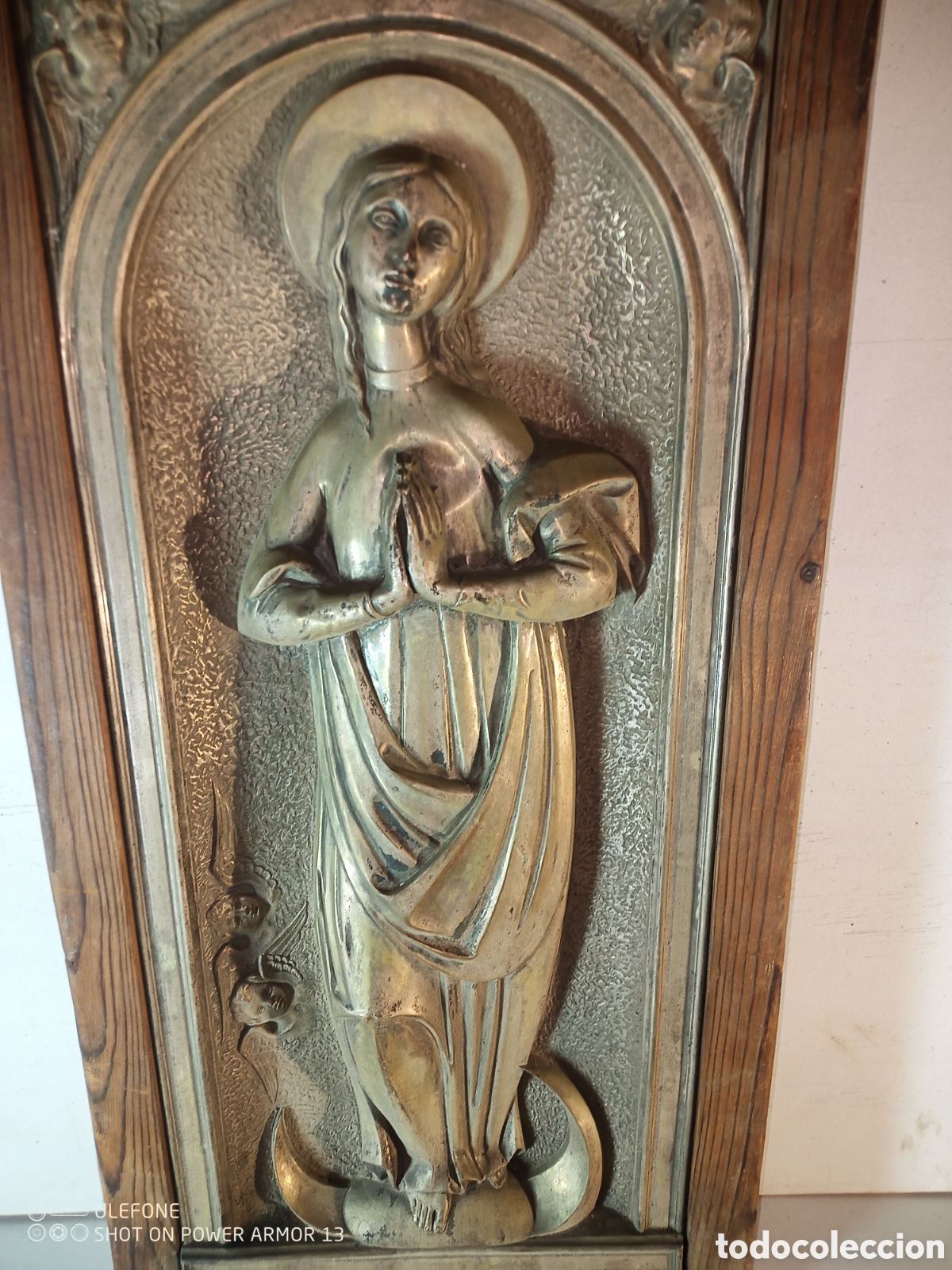 Antig&uuml;edades: Antigua virgen repujada - Foto 5
