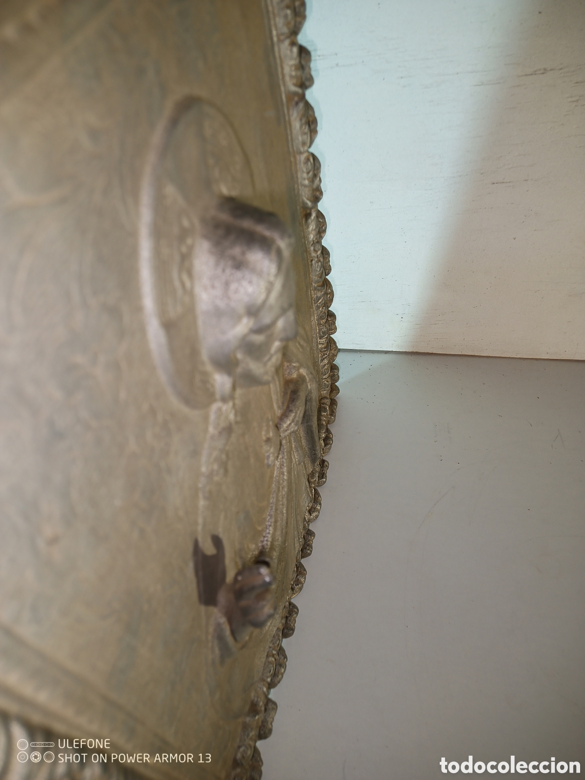 Antig&uuml;edades: Sagrado Coraz&oacute;n de Jes&uacute;s metal - Foto 5