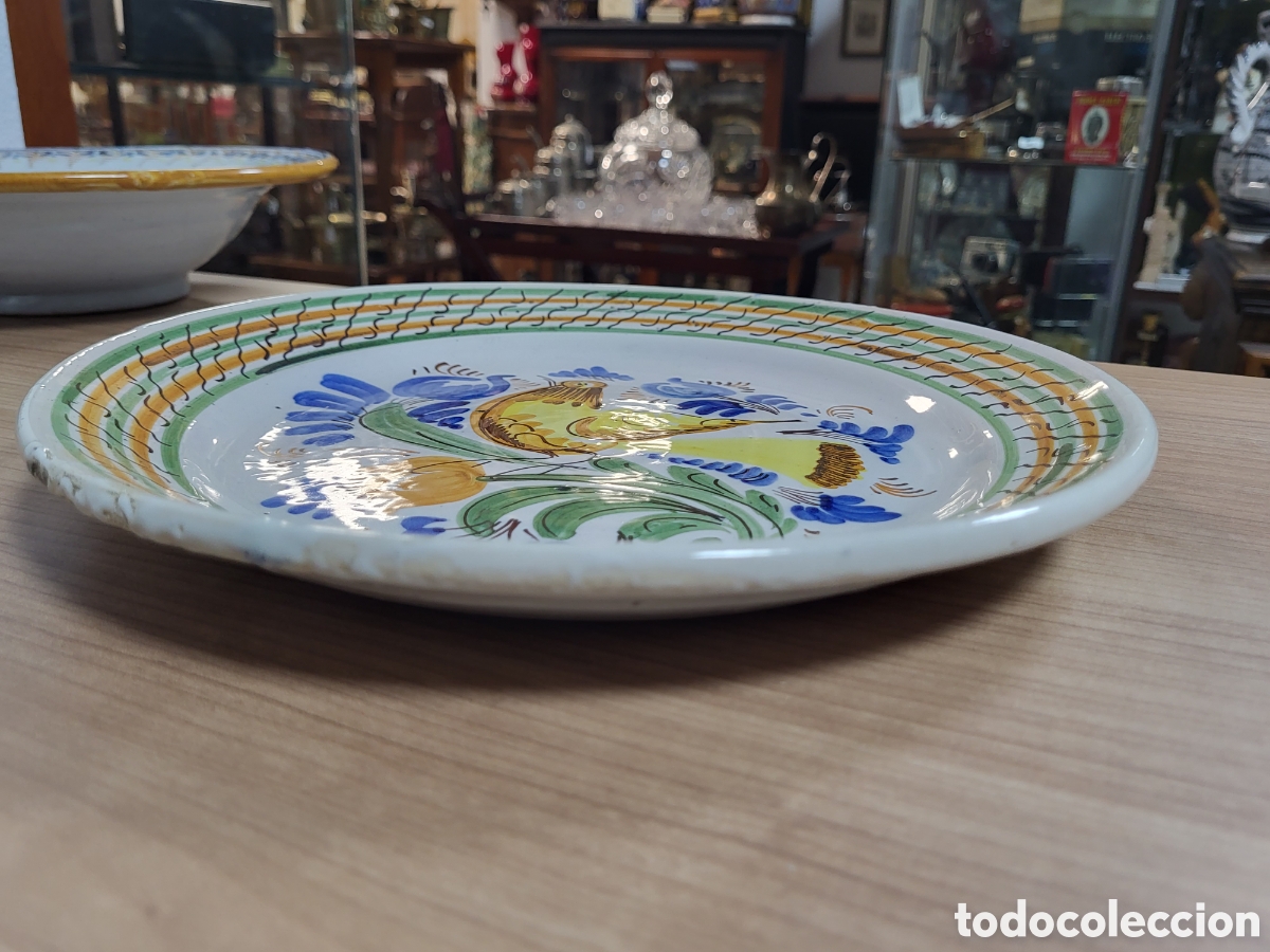 Antig&uuml;edades: ANTIGUO PLATO MANISES. SIG XIX. - Foto 8