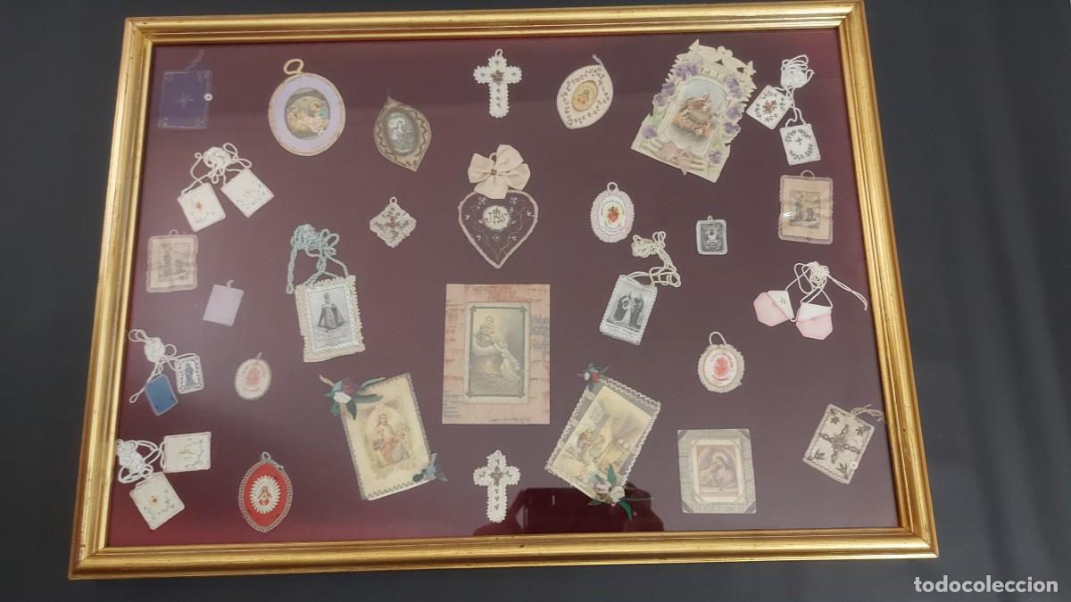 Antig&uuml;edades: CUADRO ESCAPULARIOS-RELICARIOS Y DETENTES - Foto 1