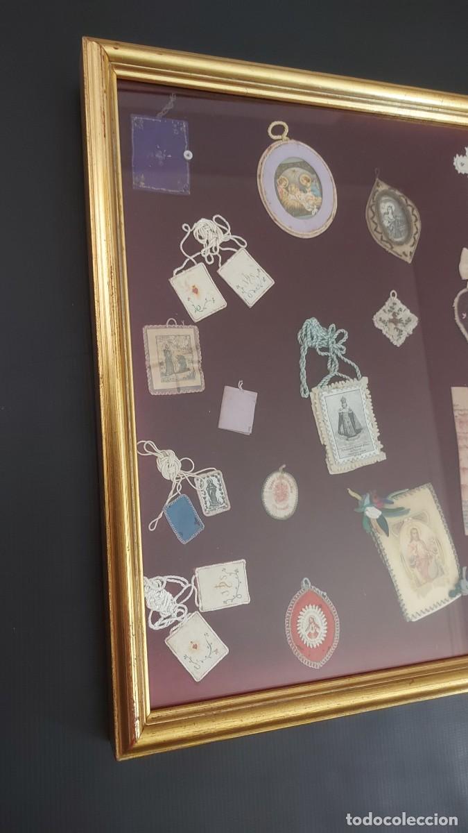 Antig&uuml;edades: CUADRO ESCAPULARIOS-RELICARIOS Y DETENTES - Foto 2