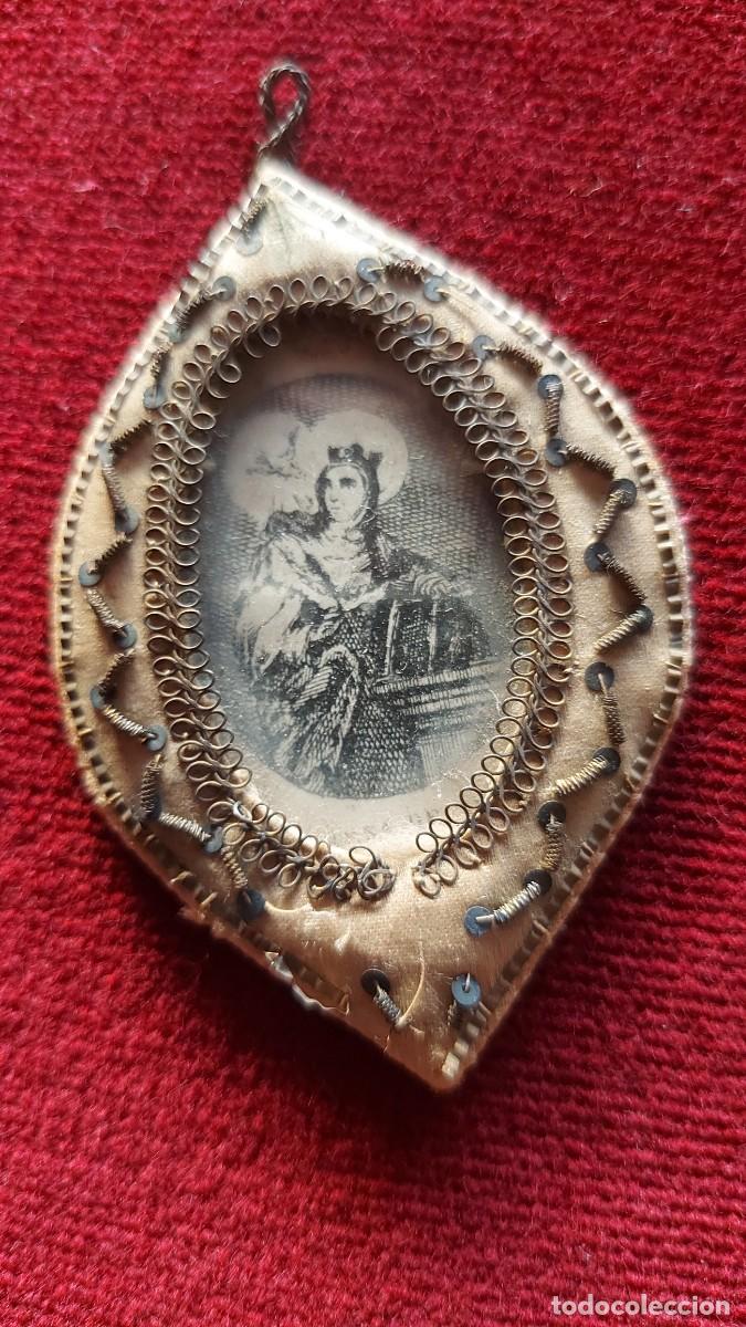 Antig&uuml;edades: CUADRO ESCAPULARIOS-RELICARIOS Y DETENTES - Foto 7