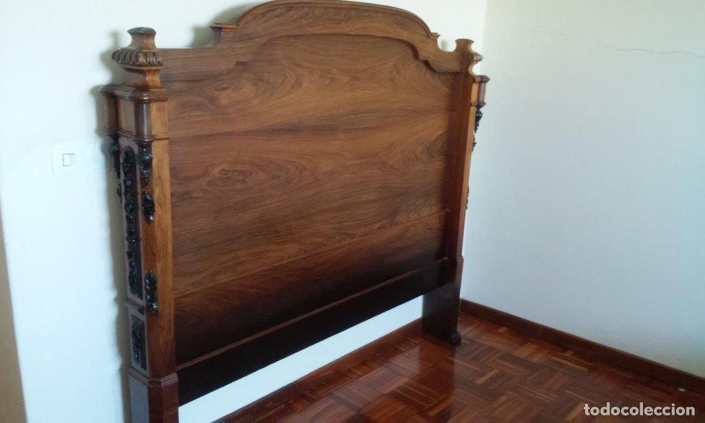 Antig&uuml;edades: CABECERO PALOSANTO SIGLO XIX - Foto 2