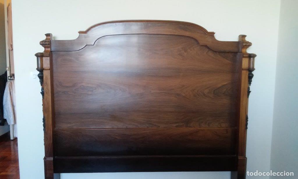 Antig&uuml;edades: CABECERO PALOSANTO SIGLO XIX - Foto 3