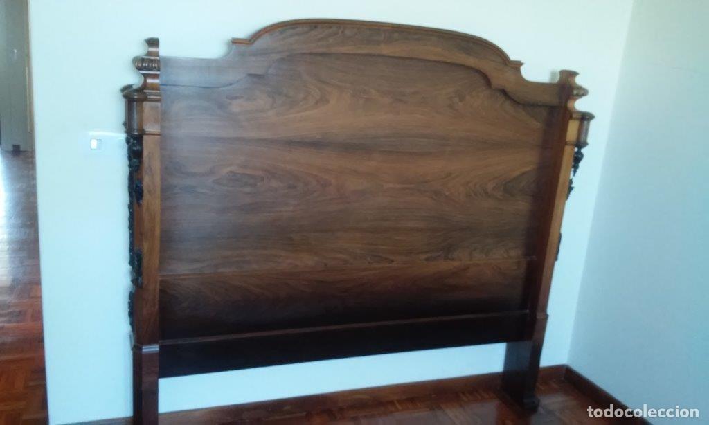 Antig&uuml;edades: CABECERO PALOSANTO SIGLO XIX - Foto 4