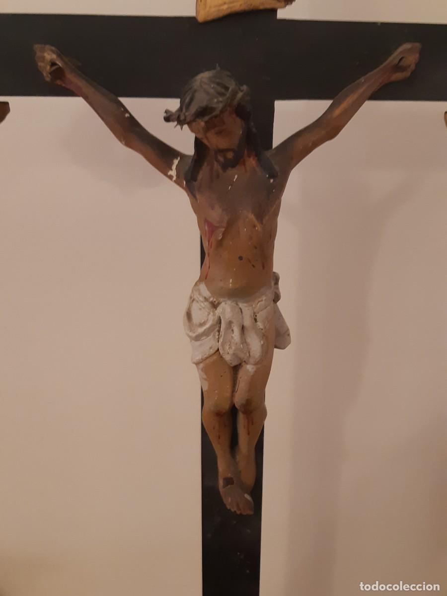 Antig&uuml;edades: ANTIGUO CRUCIFICADO DE CAPILLA - Foto 2