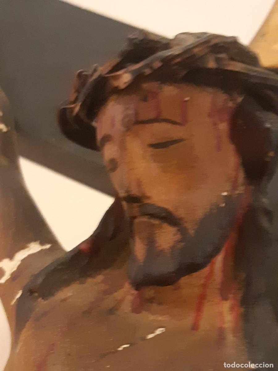 Antig&uuml;edades: ANTIGUO CRUCIFICADO DE CAPILLA - Foto 10