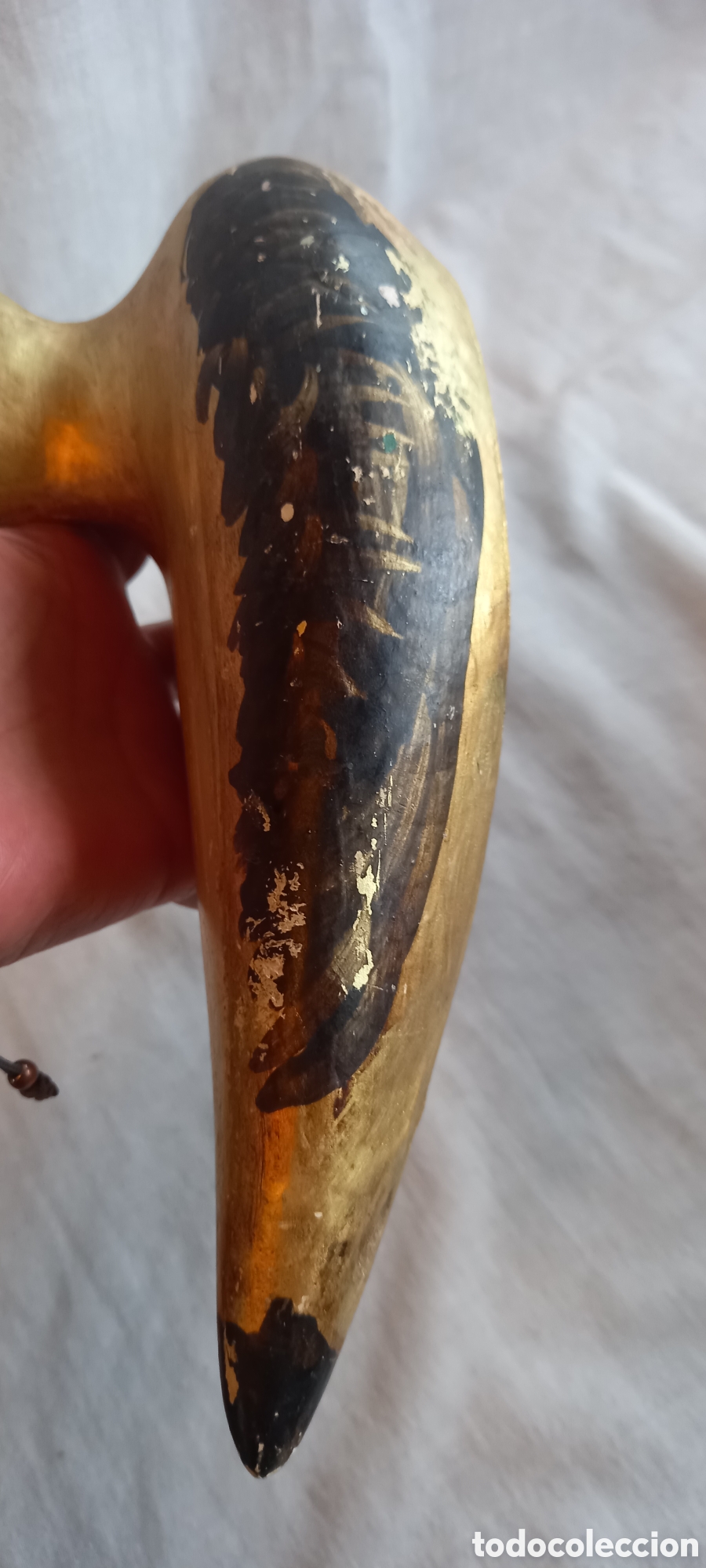 Antig&uuml;edades: PATO DE MADERA PINTADO, SE&Ntilde;UELO? - Foto 10
