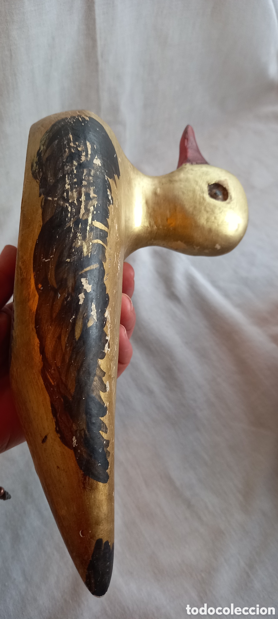 Antig&uuml;edades: PATO DE MADERA PINTADO, SE&Ntilde;UELO? - Foto 11