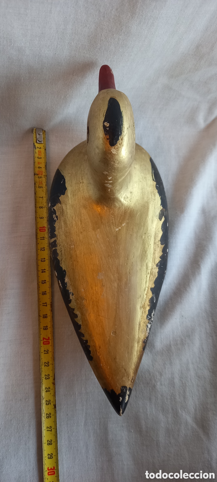 Antig&uuml;edades: PATO DE MADERA PINTADO, SE&Ntilde;UELO? - Foto 12