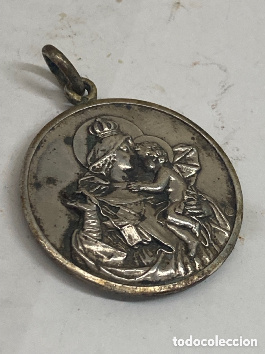 Antig&uuml;edades: Medalla de plata religiosa - Foto 2