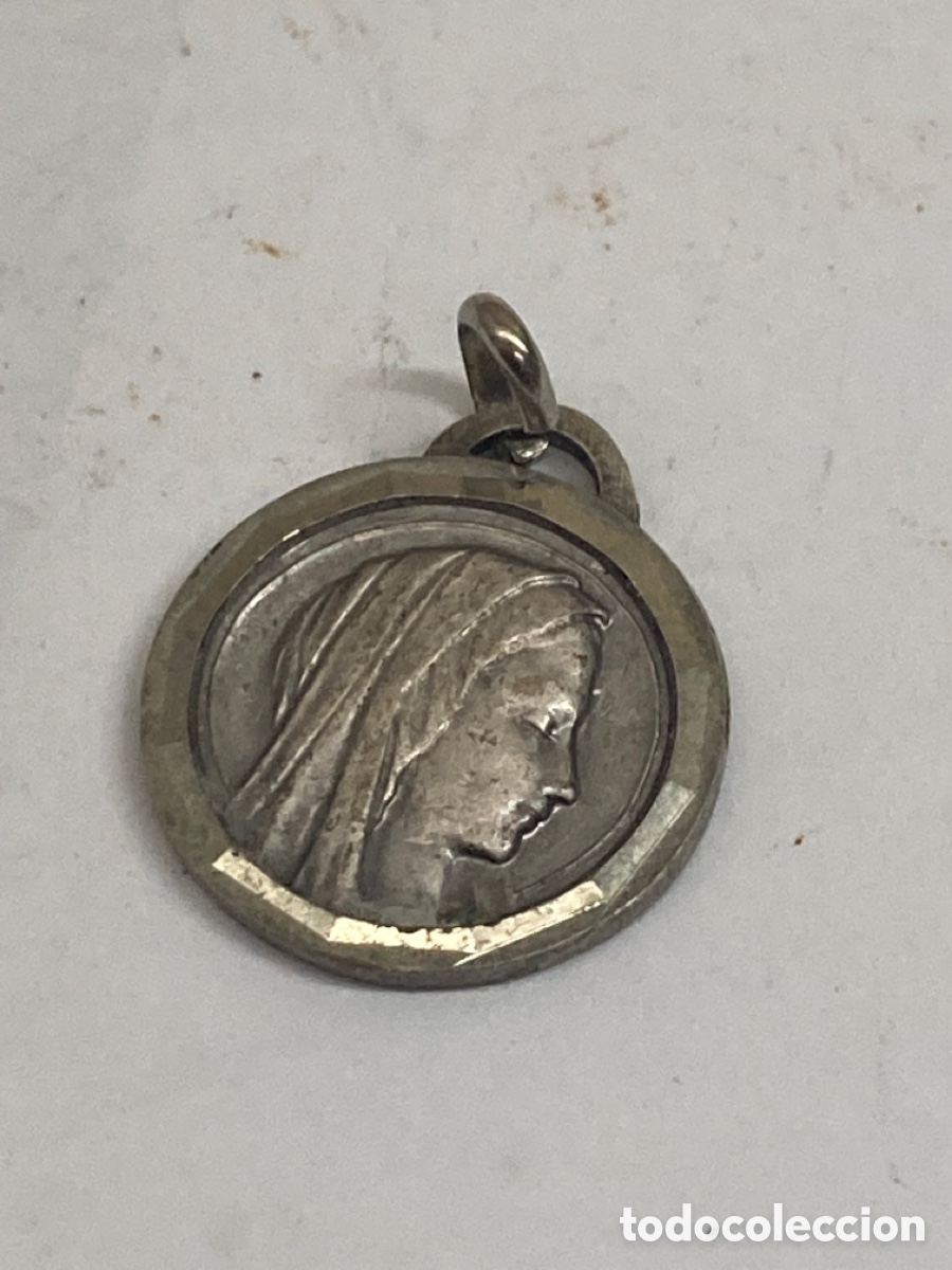 Antig&uuml;edades: Medalla de plata religiosa - Foto 1