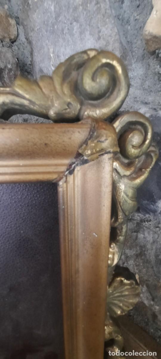 Antig&uuml;edades: Marco muy antiguo madera - Foto 3