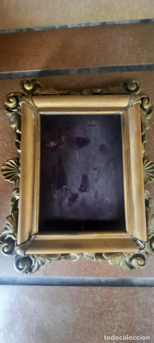 Antig&uuml;edades: Marco muy antiguo madera - Foto 5