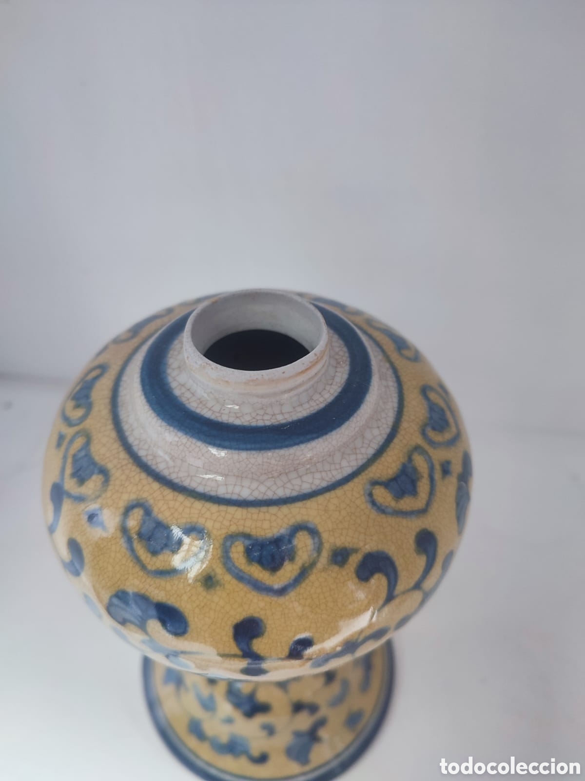 Antig&uuml;edades: BASE QUINQUE PORCELANA VICTORIA WARE. - Foto 5